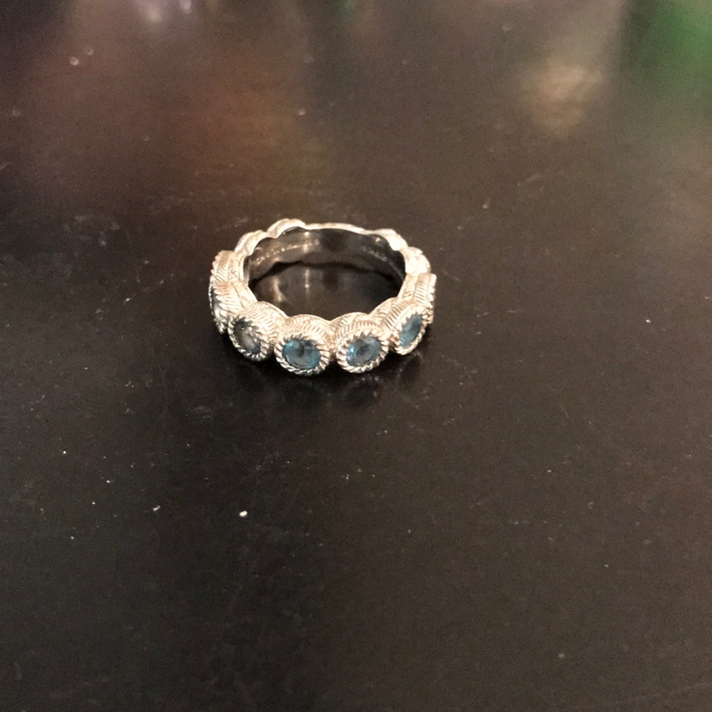 Blue topaz Judith Ripka band